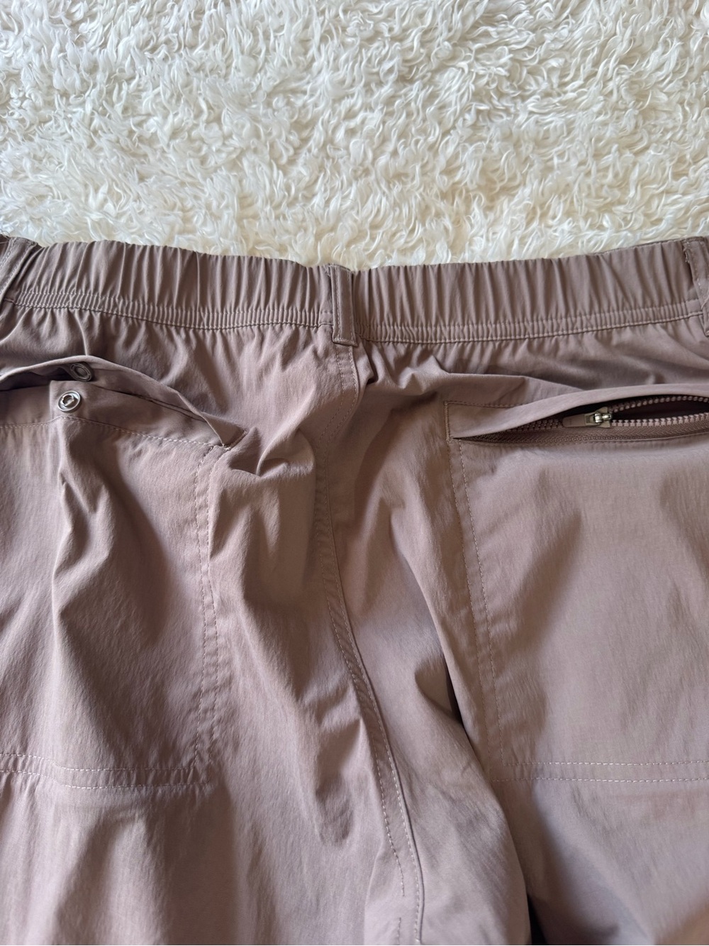 REI Co-op Savanna Trails Pants Brown Hiking Outdoor Nylon Lightweight Size 12 - Picture 5 of 13